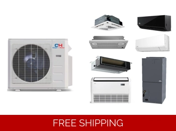 C&H (2-6) Multi-Split Air Conditioner Heat Pump (-13°F) E-Star: 25.1 SEER2/14 EER/9.8 HSPF (R454B)